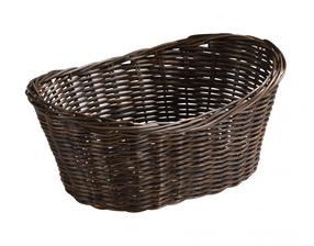 Grozs Kesper, plastmasa, 21 cm x 28 cm, brūna krās.