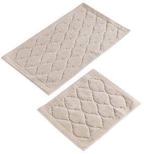 Комплект ковриков для ванны Foutastic Dante 351ALS2141, бежевый цв., 100 см x 60 см