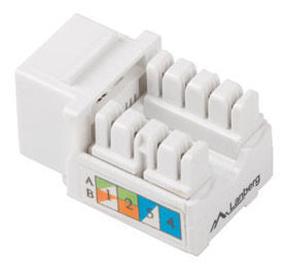 Lizdas Lanberg KSU6-1090 Cat 6 UTP RJ45 - LSA 90° Keystone Module