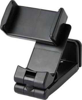 Telefona turētājs Gembird TA-CH-CLIP-01, 98 - 165 mm x 50 - 90 mm, 0.1 kg, 6 ", melna krās.