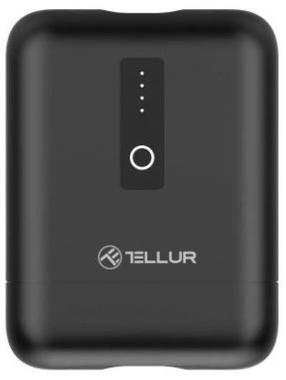 Lādētājs-akumulators (Power bank) Tellur PD101, 10000 mAh, melna krās.