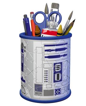 3D dėlionė Ravensburger Pencil Cup 115549V, 54 vnt., įvairių spalvų
