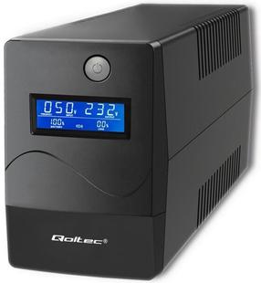 UPS įtampos stabilizatorius Qoltec Monolith 1000VA / 600W, 600 W
