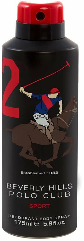 Vyriškas dezodorantas Beverly Hills Polo Club Sport No2, 175 ml