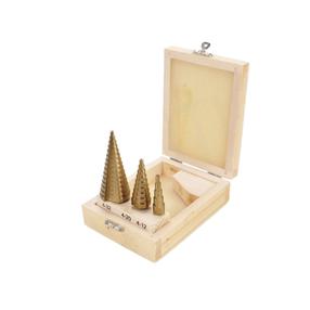 Pakopinis grąžtas, rinkinys AWTools AW40999, metalas, hss-tin, cilindrinis, 4-39 mm x 8 cm