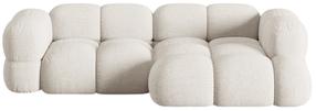 Kampinė sofa Cosmopolitan Design Loretto Sorella 03, beige melange sp., dešininė, 147 x 250 cm x 68 cm