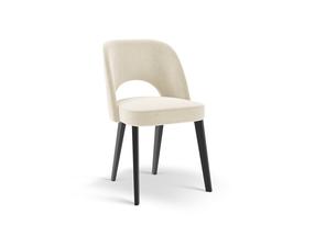 Ēdamistabas krēsls Cosmopolitan Design Bowe Velvet, matēts, ivory beige krās., 52 cm x 56 cm x 83 cm