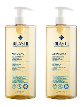 Kūno prausimosi aliejus, rinkinys Rilastil Xerolact, 2000 ml, 2 vnt.