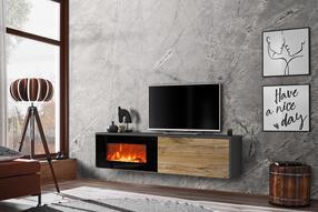 TV staliukas ASM Dallas RTV Dallas, antracito sp., 180 cm x 45 cm x 40 cm