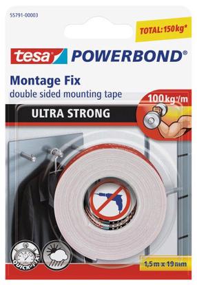 Teip Tesa Ultra Strong, kahepoolne, 1.5 m x 19 mm