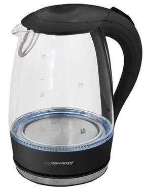 Elektrinis virdulys Esperanza Salto Angel EKK011, 1.7 l, juoda sp.