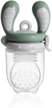 Šviežio maisto maitintuvas Kidsme Food Feeder, 6+ mėn., plastikas/silikonas, žalia sp.