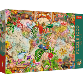 Pusle Trefl Ancient World Map 12077, 48 cm x 68.3 cm, 1000 tk, mitmevärviline
