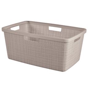 Veļas grozs Curver Jute, 46 l, bēša krās., 59 cm x 39 cm x 26 cm