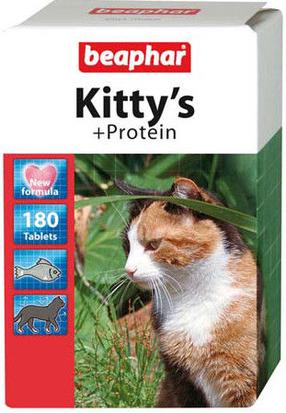 Maisto papildai, vitaminai katėms Beaphar Kitty's + Protein