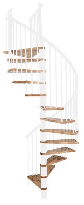 Sraigtiniai laiptai Minka Spiral Effect, 120 cm x 305.5 cm