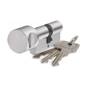Spynos cilindras Abus KE60, europinio (din) standarto, 60 mm, nikelio sp.