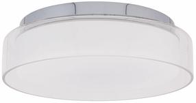 Prekė su pažeista pakuote. Šviestuvas lubų Nowodvorski Pan 8173, LED, 4000 °K, 1 x 12 W, balta sp., 30 x 30 cm
