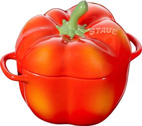 Keramikinis kepimo indas Zwilling Mini Cocotte Pepper, raudona sp., 15.1 cm x 11.8 cm, 0.47 l
