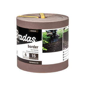 Vejos atitvaras Bradas Border, 600 cm x 15 cm, ruda sp.
