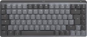 Bezvadu spēļu tastatūra Logitech MX Mechanical Mini MX Mechanical Mini for Mac Kailh Brown, Angļu (US), melna krās.