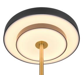 Darba galda gaismeklis Trio, LED, 12W, zelta krās./melna krās./zelta krās.