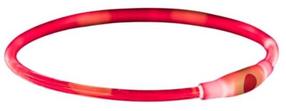 Ошейник для собак Trixie USB Flash Light Ring, красный цв., 400 мм x 8 мм, S-M