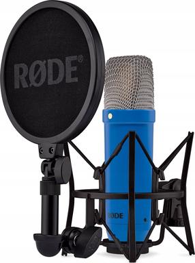 Kondensatorinis mikrofonas Røde NT1, mėlyna sp.