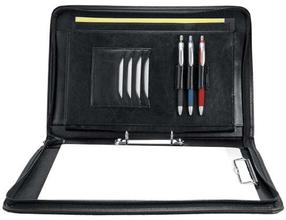 Mape ar rāvējslēdzēju Easy Stationery Classic, 37.5 cm x 25 cm, A4 Melna krās.