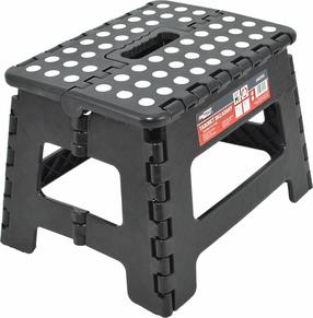 Табурет AWTools, черный цв., 32 см x 25 см x 22 см