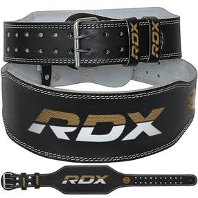 Svarcelšanas josta RDX 4" WBS-4RB, zelta krās./melna krās., XL