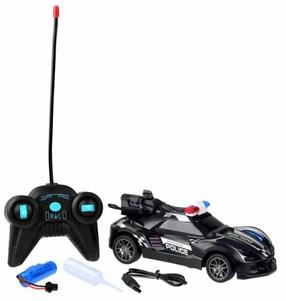Rc automašīna Police, melna krās.