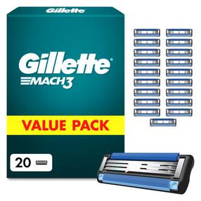 Бритвенные лезвия Gillette Mach3, 20 шт.