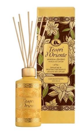 Namų kvapas, kvapiosios lazdelės Tesori d'Oriente Vanilla And Ginger, 200 ml Geltona sp.