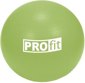Gimnastikos kamuolys PROfit, žalia sp., 75 cm