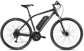Elektrinis dviratis Kross E-Evado Hybrid 1.0, XL, 28", 250 W, 14.5 Ah, juoda sp./raudona sp.
