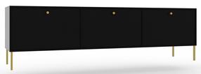 TV staliukas ADRK Tili, juoda sp., 40.8 cm x 180 cm x 35 cm
