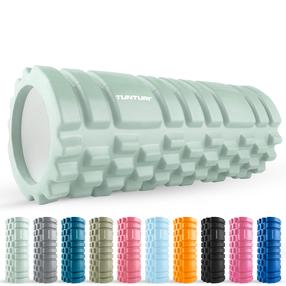 Masažo volelis, jogai Tunturi Yoga Grid Foam Roller 14TUSYO086, 33 cm, 0.85 kg, žalia sp.