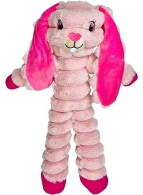 Игрушка для собаки, плюшевый Kong Shakers Bunny, 49.5 см, розовый цв., XL