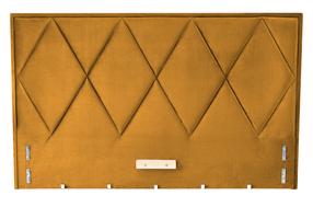 Gultas galvgalis Modulo W4, 175 cm x 8 cm, 120 cm, dzeltena krās.