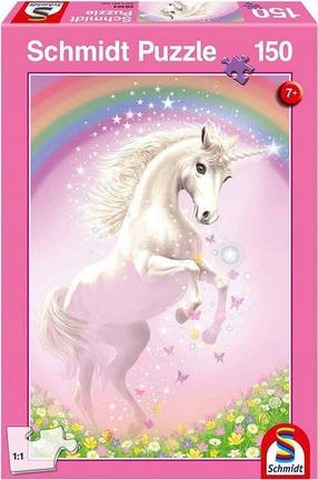 Puzle Schmidt Pink Unicorn 389843, 43 cm x 29 cm, 150 gab., daudzkrāsaina