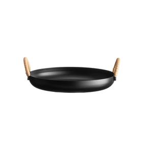 Servēšanas paplāte Maku 645378, Ø 19 cm, Melna krās.