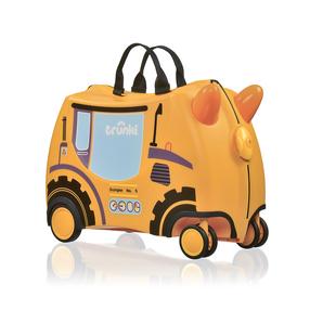 Vaikiškas lagaminas Trunki Glide Ride Doug, geltona sp./juoda sp., 17.6 l, 46 x 21 x 31 cm