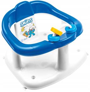 Sēdeklis vannai Maltex Smurfs, zila krās./balta krās., 34 cm