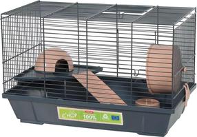 Клеткa для грызунов Zolux Ehop, 51 см x 27 см x 33 см, розовый цв./графитовый цв.