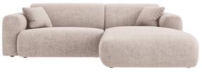 Kampinė sofa Cosmopolitan Design Nolio Haga 30, beige melange sp., dešininė, 170 x 235 cm x 72 cm