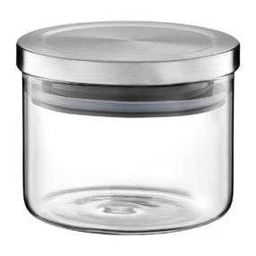 Lielapjoma produktu konteiners Ambition Roxy, 0.44 l, caurspīdīga krās./sudraba krās.