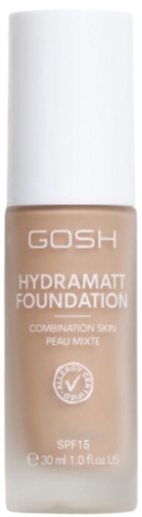 Šķidrā grima bāze Gosh Hydramatt, SPF 15, 010r, 30 ml