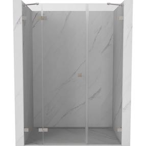 Dušo durys Mexen Lunar Left, 145 cm x 200 cm, nikelio sp./grūdintas