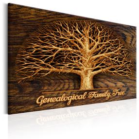 Kamštinė reprodukcija Artgeist Family Tree [Corkboard] PINNWAND536, 90 cm x 60 cm